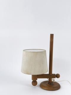 Uno Osten Kristiansson XL Pine Wood Table Lamp by Uno sten Kristiansson for Luxus Vittsj 1960s - 4519184