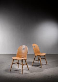 Uno hren Pair of chairs by Uno hr n for Gemla - 3072417