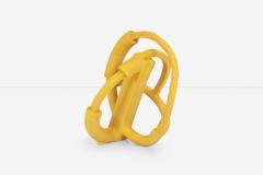 Untitled Yellow Ceramic Sculpture by Elena Rakochy - 3869098