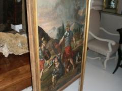 Unusual 18th Century French Louis XVI Trumeau Mirror - 4224759
