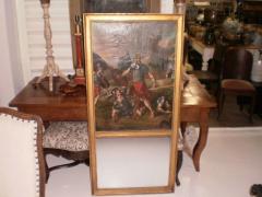 Unusual 18th Century French Louis XVI Trumeau Mirror - 4224761