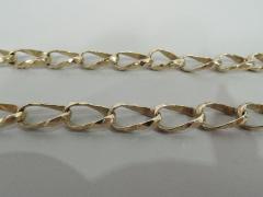 Unusual American Modern 14K Gold 37 Inch Chain - 3750683