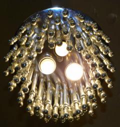 Unusual Art Deco Modern Chandelier with Silver Balls - 152909