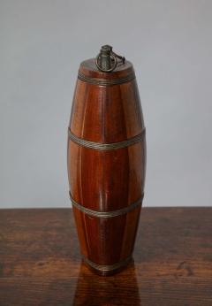 Unusual Barrel Form Flask - 1925996