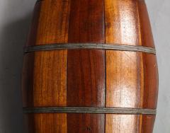 Unusual Barrel Form Flask - 1925997