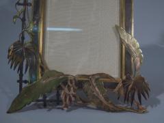 Unusual Bronze Frame with Exotic Fronds C 1910 - 3748289