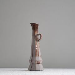 Unusual Cubist Studio Pottery Pitcher Vase 1950s - 4609138