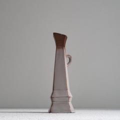 Unusual Cubist Studio Pottery Pitcher Vase 1950s - 4609139