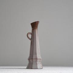 Unusual Cubist Studio Pottery Pitcher Vase 1950s - 4609144