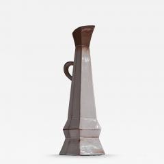 Unusual Cubist Studio Pottery Pitcher Vase 1950s - 4614816