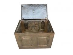 Unusual English Iron Strong Box by W Graham Son London - 4130448