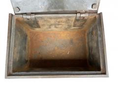 Unusual English Iron Strong Box by W Graham Son London - 4130451
