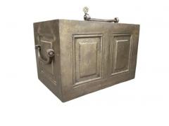 Unusual English Iron Strong Box by W Graham Son London - 4130484