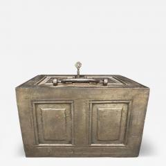 Unusual English Iron Strong Box by W Graham Son London - 4133160