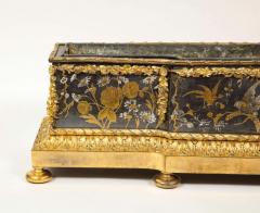 Unusual French Japonisme Ormolu Mounted Tole Jardiniere circa 1870 - 2143116