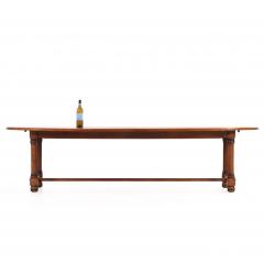 Unusual French Oak Oblong Dining Table C 1950 - 4730634