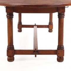 Unusual French Oak Oblong Dining Table C 1950 - 4730635