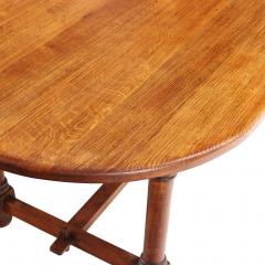 Unusual French Oak Oblong Dining Table C 1950 - 4730637