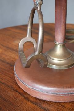 Unusual French Stirrup Table Lamp - 357810