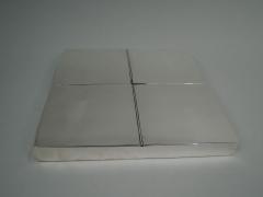 Unusual Italian Modern Sterling Silver 4 Compartment Box - 3764633