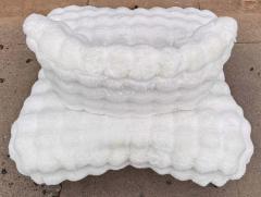 Unusual Mid Century Modern Club Chair W Faux Fur - 3575506