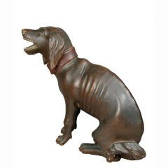 Unusual Painted and Carved Wood Dog - 3915818