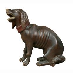 Unusual Painted and Carved Wood Dog - 3915819