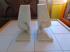 Unusual Pair of Italian Mid Century Modern Oversized Nose Bookends - 1629661