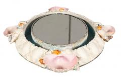 Unusual Porcelain Plateau With Sea Shell Decoration - 4138677