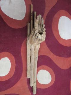 Unusual Saguaro Cactus Skeleton Fiberglass Mirror Shelf Midcentury - 1550575