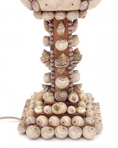 Unusual Shell Lamp circa 1950 Probably Hawaii - 2492037