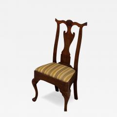 Unusual pair of Pennsylvania Chippendale walnut side chairs - 4277099