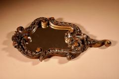 Unusually Fine Carved Hand Wall Mirror  - 3328050