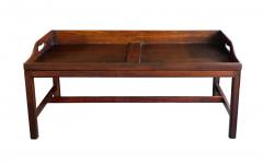 Unusually Large English Oak Butlers Tray Now Mounted as a Coffee Table - 1978271