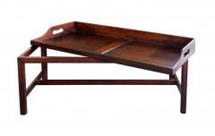 Unusually Large English Oak Butlers Tray Now Mounted as a Coffee Table - 1978272