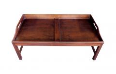 Unusually Large English Oak Butlers Tray Now Mounted as a Coffee Table - 1978273