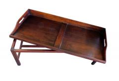 Unusually Large English Oak Butlers Tray Now Mounted as a Coffee Table - 1978274