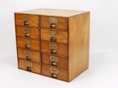 Up to 2 Antique Wooden Chest Of Drawers Filing Cabinet Louri Co Vienna 1910 - 4105930