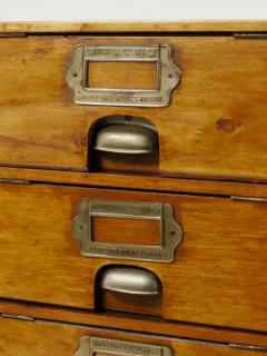 Up to 2 Antique Wooden Chest Of Drawers Filing Cabinet Louri Co Vienna 1910 - 4105938