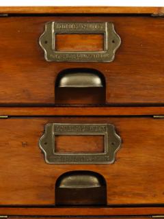 Up to 2 Antique Wooden Chest Of Drawers Filing Cabinet Louri Co Vienna 1910 - 4105955