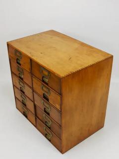Up to 2 Antique Wooden Chest Of Drawers Filing Cabinet Louri Co Vienna 1910 - 4105957
