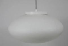 Up to 40 Huge Elliptical Opal Glass Pendant Lights Lisa Johansson Pape Style - 4042157