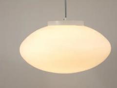 Up to 40 Huge Elliptical Opal Glass Pendant Lights Lisa Johansson Pape Style - 4042185