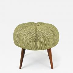 Up to Six Charming Zigzag Midcentury Stools Pouf Ottoman Footstool 1950s - 4056593