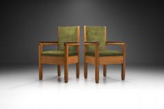 Upholstered Amsterdamse School Chairs The Netherlands Early 20th Century - 3508927