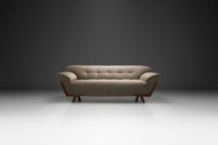 Upholstered Art Deco Three Seater Sofa The Netherlands ca 1920s - 4341745