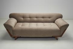 Upholstered Art Deco Three Seater Sofa The Netherlands ca 1920s - 4341748