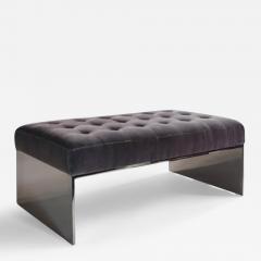 Upholstered Bench with Chrome Base - 3101024