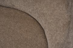 Upholstered Chaise Longue with Oak Legs Denmark ca 1940s - 4430963