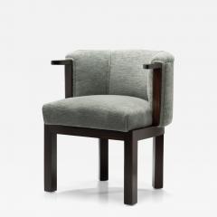 Upholstered Easy Chair with Calamander Wood Europe 20th Century - 4022926